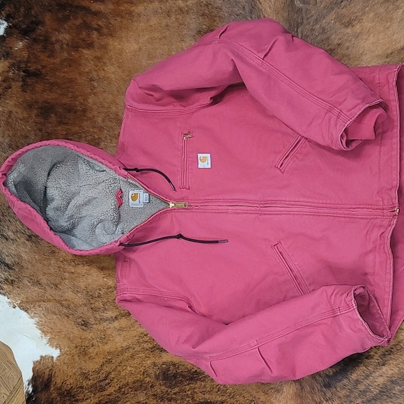 Carhartt レディース ピンク ベスト 中古・古着通販】CarHartt (カーハート) ダックベスト ピンク